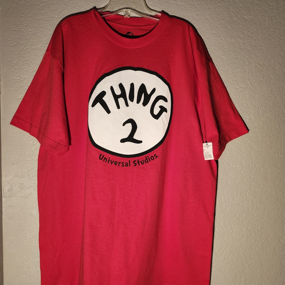 Universal Studios Thing 2 Short Sleeve T-Shirt, XL
